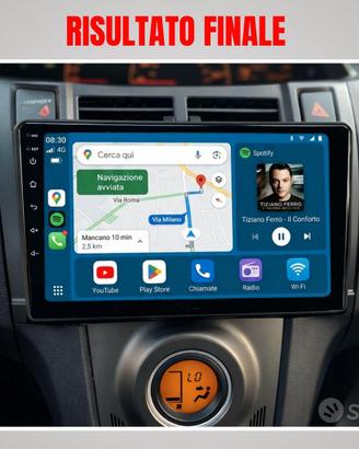Toyota Yaris KIT COMPLETO Autoradio android 9 pol.