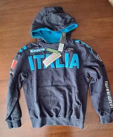 Felpa Kappa Eroi Hood Italia Fisi Team M Abbigliamento e Accessori In vendita a Aosta