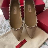 Ballerine Valentino Garavani Rockstud in Vernice