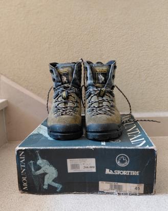 Scarponi in pelle makalu la sportiva  taglia 45