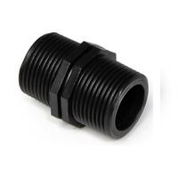 Niples doppia vite plastica diametro 1/2" - 125 pz