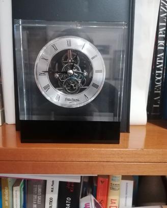 Orologio da scrivania in cristallo