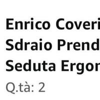 Enrico Coveri lettino sdraio prendisole con seduta
