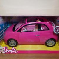 Barbie Fiat nuova 500 rosa 2013 NRFB