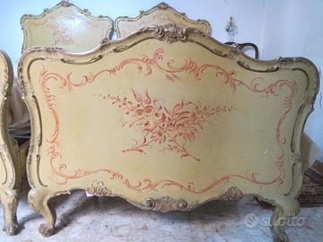 letti in legno stile veneziano