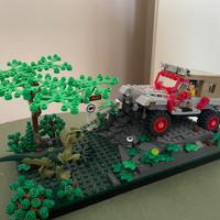 Lego diorama jurassik park