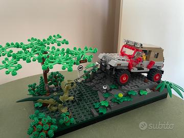 Lego diorama jurassik park