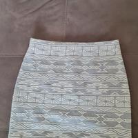 minigonna di cotone elasticizzato  Tg M o 42 Ita