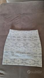 minigonna di cotone elasticizzato  Tg M o 42 Ita