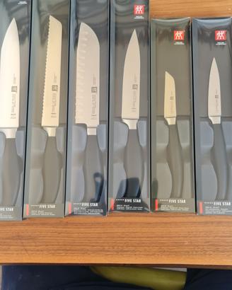 Zwilling Five Star set completo NUOVO 6 coltelli