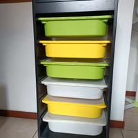 Mobile Ikea trofast 6 cassetti con coperchio 