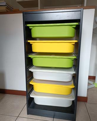 Mobile Ikea trofast 6 cassetti con coperchio 