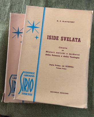 Iside svelata libro
