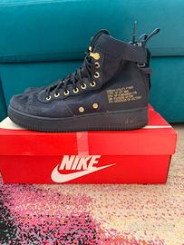 Nike SF Air Force 1 Mid  Obsidian/Gold