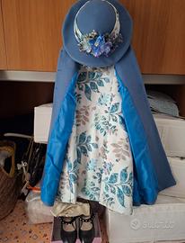 vestito di carnevale regina Elisabetta d'ingh.