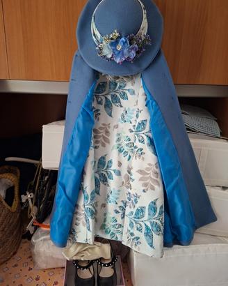 vestito di carnevale regina Elisabetta d'ingh.