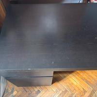 Scrivania Malm Ikea Nera