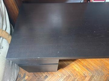 Scrivania Malm Ikea Nera