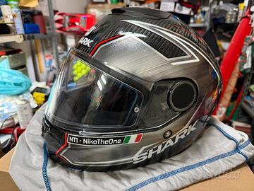 Casco Shark Spartan Carbon replica Guintoli