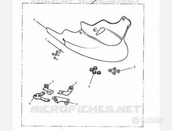 puntale/ vasca originale triumph speed triple 