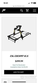 FANATEC cockpit playseat drivestation NUOVO!!!