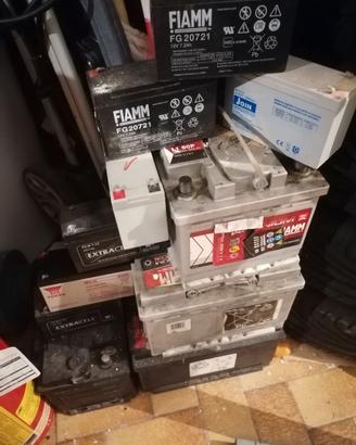 Lotto batterie esauste