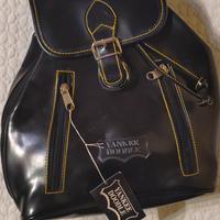 Zainetto nero di pelle