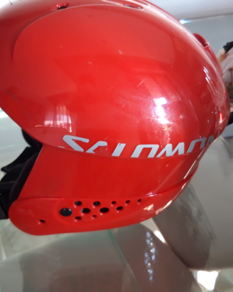 Casco sci Salomon e pantaloni sci
