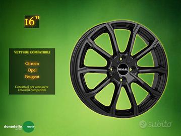 Cerchi in Lega Mak 16" Peugeot e altre