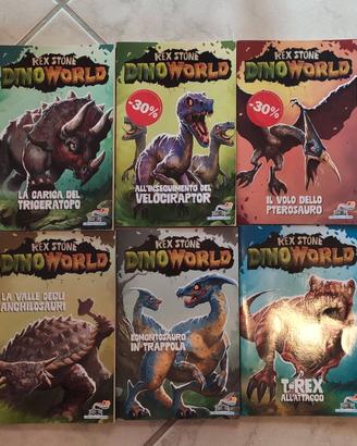 libri REX STONE DINOWORLD