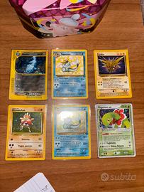 Lotto carte pokemon vintage