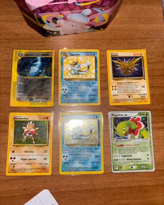 Lotto carte pokemon vintage