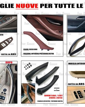 Tiranti Maniglie Interne Nuove per Tutte le BMW