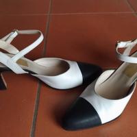 Scarpe donna vintage anni 60 sandali tacco