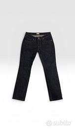 Jeans Denim Scuro/ Slim Straight - Stile Y2K