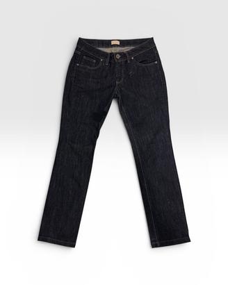 Jeans Denim Scuro/ Slim Straight - Stile Y2K