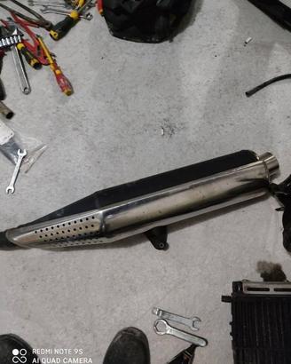Silenziatore scarico honda hornet 2000