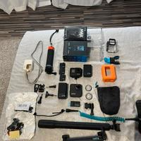 Go pro max + go pro 7 black + accessori