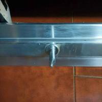 3 ganciere acciaio inox