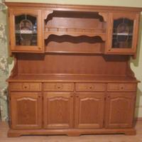 credenza in legno noce massello
