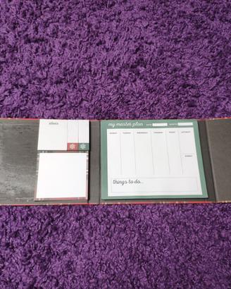 Organizer completo di post-it