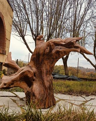 scultura in legno 