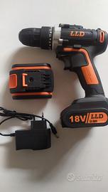 trapano  con 2 batterie 