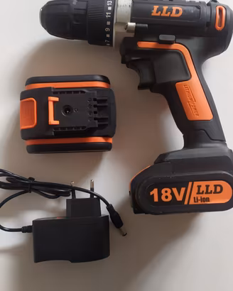 trapano  con 2 batterie 