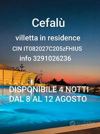 Villetta in residence con piscina e visita mare