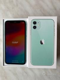 Iphone 11 verde acqua 128 giga