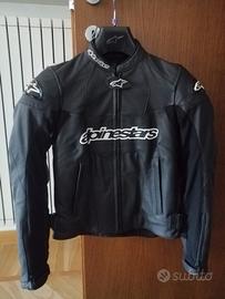 Giacca pelle moto donna Alpinestars Stella GP Plus