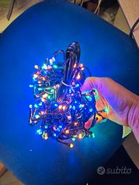 2 scatole luci LED Lotti 200 LED Multicolor