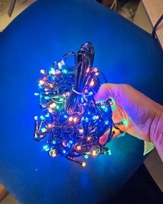 2 scatole luci LED Lotti 200 LED Multicolor