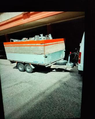 rimorchio Cresci 2 assi complessivo quintali 9